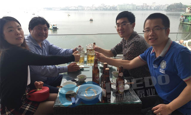 Credo Pump Visting Clients In Vietnam